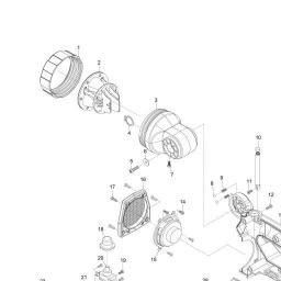 Makita DMR050 spare parts