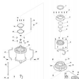 Makita DMR056 spare parts