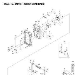 Makita DMR104 spare parts