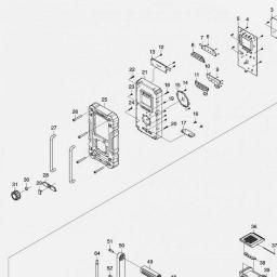 Makita DMR108B spare parts