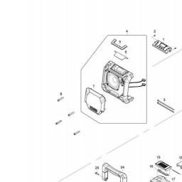 Makita DMR202 spare parts