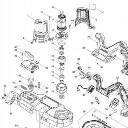 Makita DPB182 spare parts