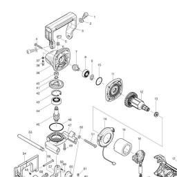Makita DPJ140 spare parts