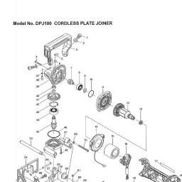 Makita DPJ180 spare parts