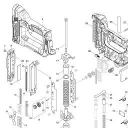 Makita DPT353 spare parts