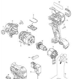 Makita DPV300 spare parts