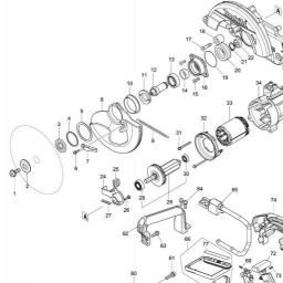 Makita DRS780 spare parts