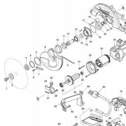 Makita DRS780Z spare parts