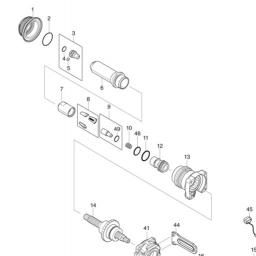 Makita DRV150 spare parts