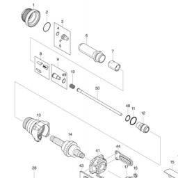 Makita DRV250 spare parts