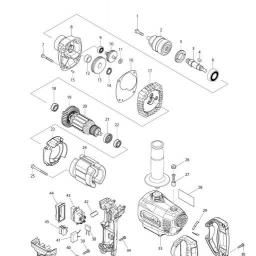 Makita DS4011 spare parts