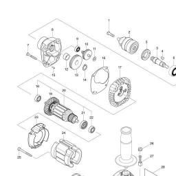 Makita DS4012 spare parts