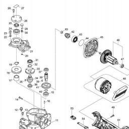 Makita DSC250ZK spare parts