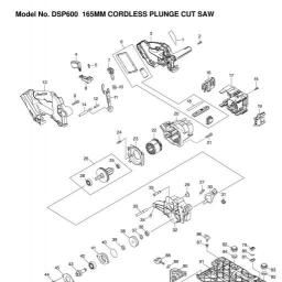 Makita DSP600 spare parts