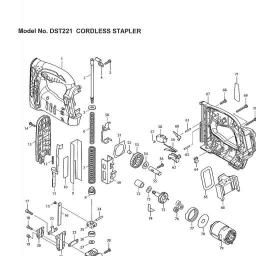Makita DST221 spare parts