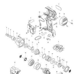 Makita DTD063 spare parts