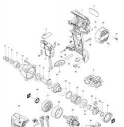 Makita DTD064 spare parts
