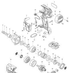 Makita DTD103 spare parts