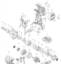 Makita DTD104 spare parts