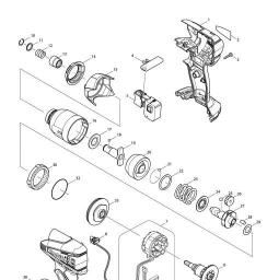 Makita DTD145 spare parts