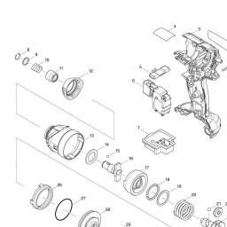 Makita DTD152 spare parts