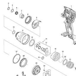 Makita DTD172 spare parts