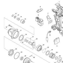 Makita DTDA070 spare parts