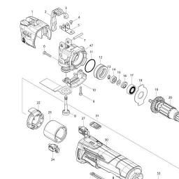 Makita DTM51 spare parts