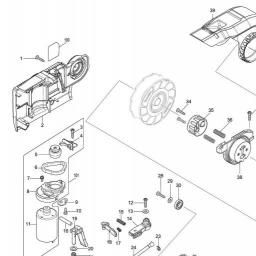 Makita DTR180 spare parts