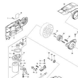 Makita DTR181 spare parts