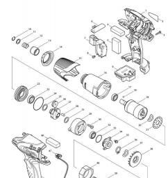 Makita DTS130 spare parts