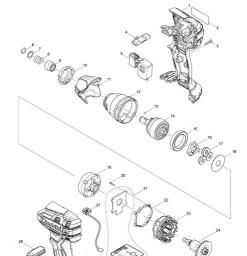 Makita DTS141 spare parts