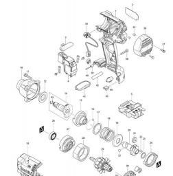 Makita DTW073 spare parts