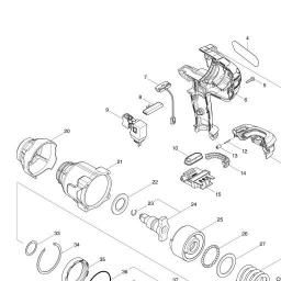 Makita DTW1002 spare parts