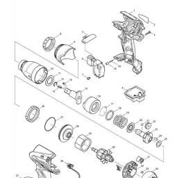 Makita DTW250 spare parts