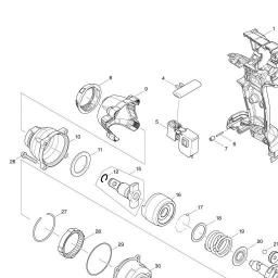 Makita DTW285 spare parts