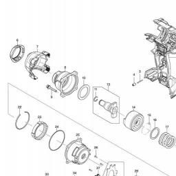 Makita DTW300 spare parts