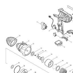 Makita DTW450 spare parts
