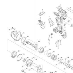 Makita DTWA070 spare parts