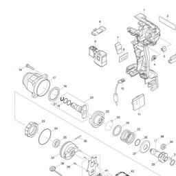 Makita DTWA140 spare parts