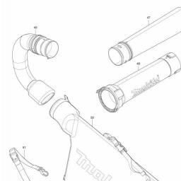 Makita DUB363PT2V spare parts