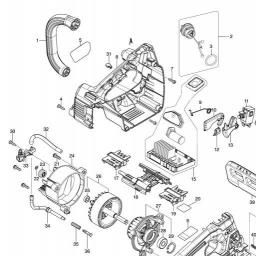 Makita DUC256CZ spare parts