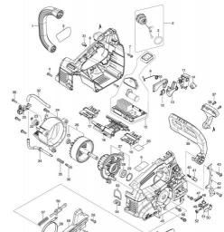 Makita DUC256PT2 spare parts