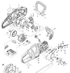 Makita DUC305 spare parts