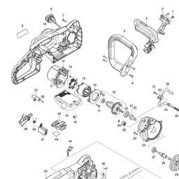 Makita DUC307 spare parts