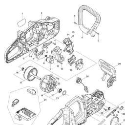 Makita DUC353 spare parts