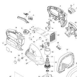 Makita DUH651 spare parts
