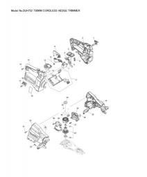 Makita DUH752 spare parts