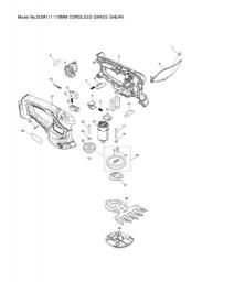 Makita DUM111RTX spare parts