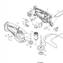 Makita DUM166 spare parts